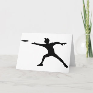 Cartes de voeux de frisbee