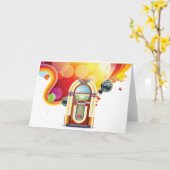 Cartes de voeux de juke-box (Fleur jaune)
