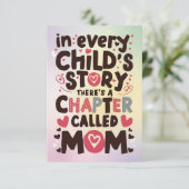 Cartes de voeux de la fête de la mère "Maman Lumiè (Debout devant)