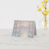 Cartes de voeux de la Lune (Fleur jaune)