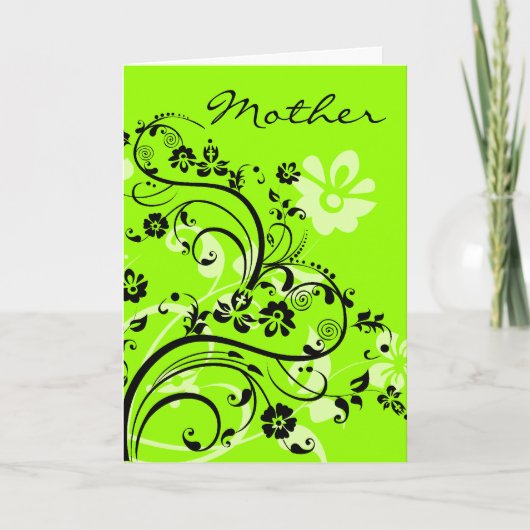 Cartes de voeux de la mère Floral (Devant)