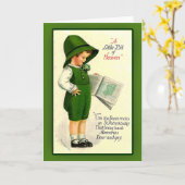 Cartes de voeux de la Saint-Patrick (Fleur jaune)