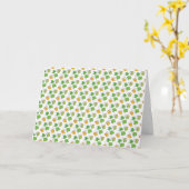 Cartes de voeux de la Saint-Patrick (vierges) (Fleur jaune)