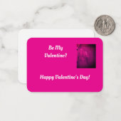 Cartes de vœux de la Saint-Valentin pour oiseaux a (Devant/Arrière en situation)