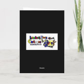 Cartes de voeux de la vengeance du Setter irlandai (Dos)