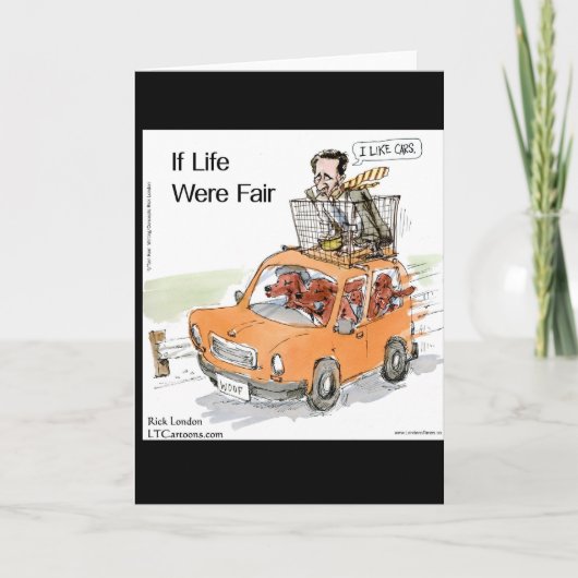 Cartes de voeux de la vengeance du Setter irlandai (Devant)