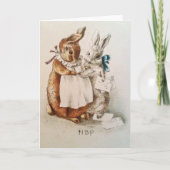 Cartes de vœux de lapin de Beatrix Potter (Devant)