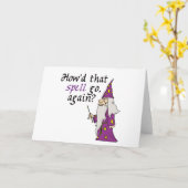 Cartes de voeux de l'assistant amusant (Fleur jaune)