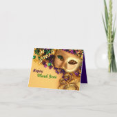 Cartes de voeux de mardi gras (Devant)