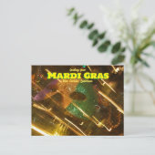 Cartes de vœux de Mardi Gras Louisiane (Debout devant)