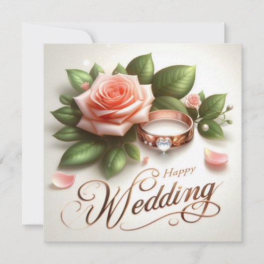 Cartes de vœux de mariage (Devant)