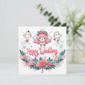 Cartes de vœux de mariage (Debout devant)