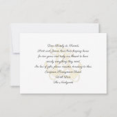 Cartes de voeux de mariage Ancres Nautiliques (Devant)