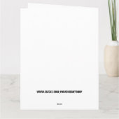 CARTES DE VŒUX DE MARIAGE D'ART DE CHAT ET DE CHIE (Dos)
