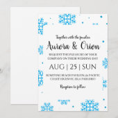 cartes de vœux de mariage de noël avec une typogra (Devant / Derrière)