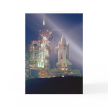 Cartes de voeux de navette spatiale