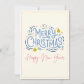 Cartes de voeux de Noël (Devant)