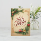 Cartes de voeux de Noël (Debout devant)