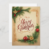 Cartes de voeux de Noël (Devant / Derrière)