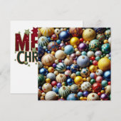 Cartes de voeux de Noël (Devant / Derrière)