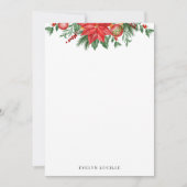 Cartes de vœux de Noël à feuillage verdure festive (Devant)