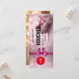 Cartes de vœux de Noël Certificats cadeaux