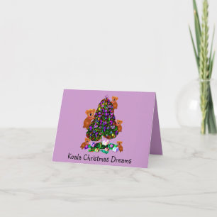 Cartes de voeux de Noël de Koalas