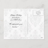 Cartes de voeux de Noël de l'entreprise (Dos)