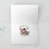 Cartes de voeux de Noël de Samoyed (Intérieur)