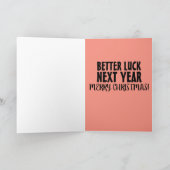 CARTES DE VŒUX DE NOËL DRÔLES ET COQUINS (Intérieur)