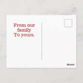 Cartes de vœux de Noël joyeux (Dos)