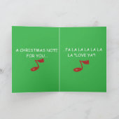 Cartes de vœux de Noël pour petites filles (Intérieur)