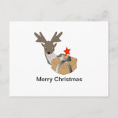 Cartes de voeux de Noël Reindeer (Devant)