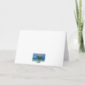 Cartes de voeux de Noël Sandpipers. (Dos)