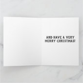 CARTES DE VŒUX DE NOËL TRUMP LET'S GO BRANDON! (Intérieur)