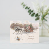 Cartes de vœux de Noël vintage Beatrix Potter (Debout devant)