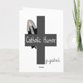 Cartes de voeux de Nun drôle (Dos)