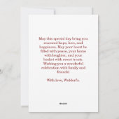 Cartes de voeux de Pâques personnalisées - Customi (Dos)