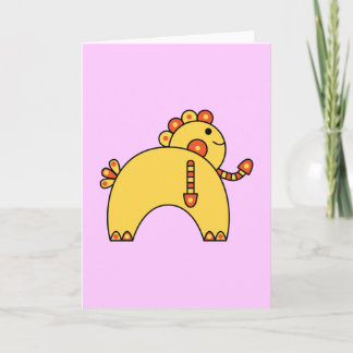 Cartes de voeux de personnage de dessin animé Kawa