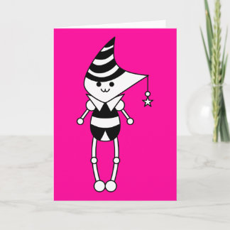 Cartes de voeux de personnage de dessin animé Kawa