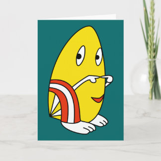 Cartes de voeux de personnage de dessin animé Kawa
