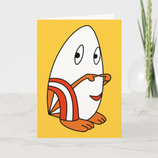 Cartes de voeux de personnage de dessin animé Kawa
