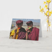 cartes de voeux de photo de voyage (Fleur jaune)