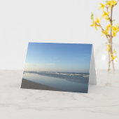 Cartes de voeux de plage (Fleur jaune)