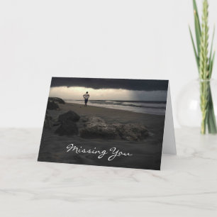 Cartes de voeux de plage manquantes
