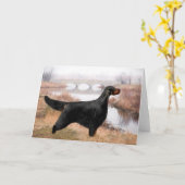 Cartes de voeux de poseur de Gordon (Fleur jaune)