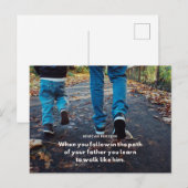 Cartes de voeux de proverbes africains (Devant / Derrière)