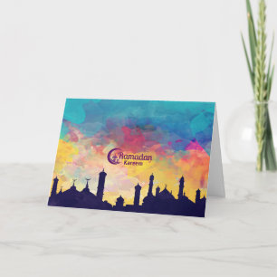 Cartes de voeux de Ramadan Kareem