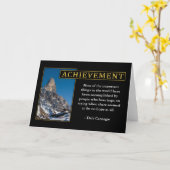 Cartes de voeux de réussite (Fleur jaune)