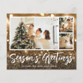 Cartes de vœux de saison à plusieurs photos Budget (Devant)